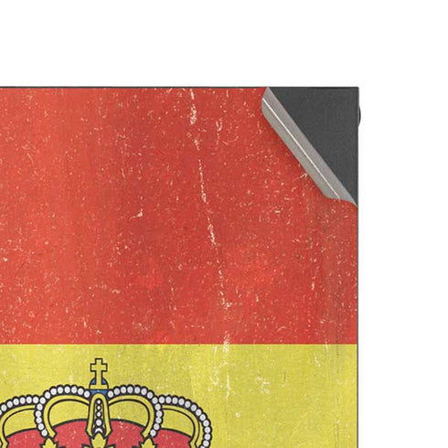 Spain Flag Distressed Xbox Series X Console Skin